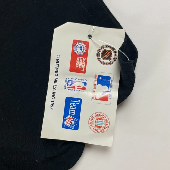 Vintage NWT Iowa Hawkeyes T Shirt Mens XL Black Cotton NCAA - Picture 4 of 9